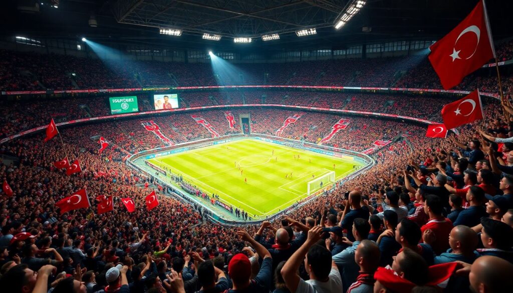 The Evolution of Turkish Football Fan Culture: Chants, Tifos, and Digital Tribes - иллюстрация