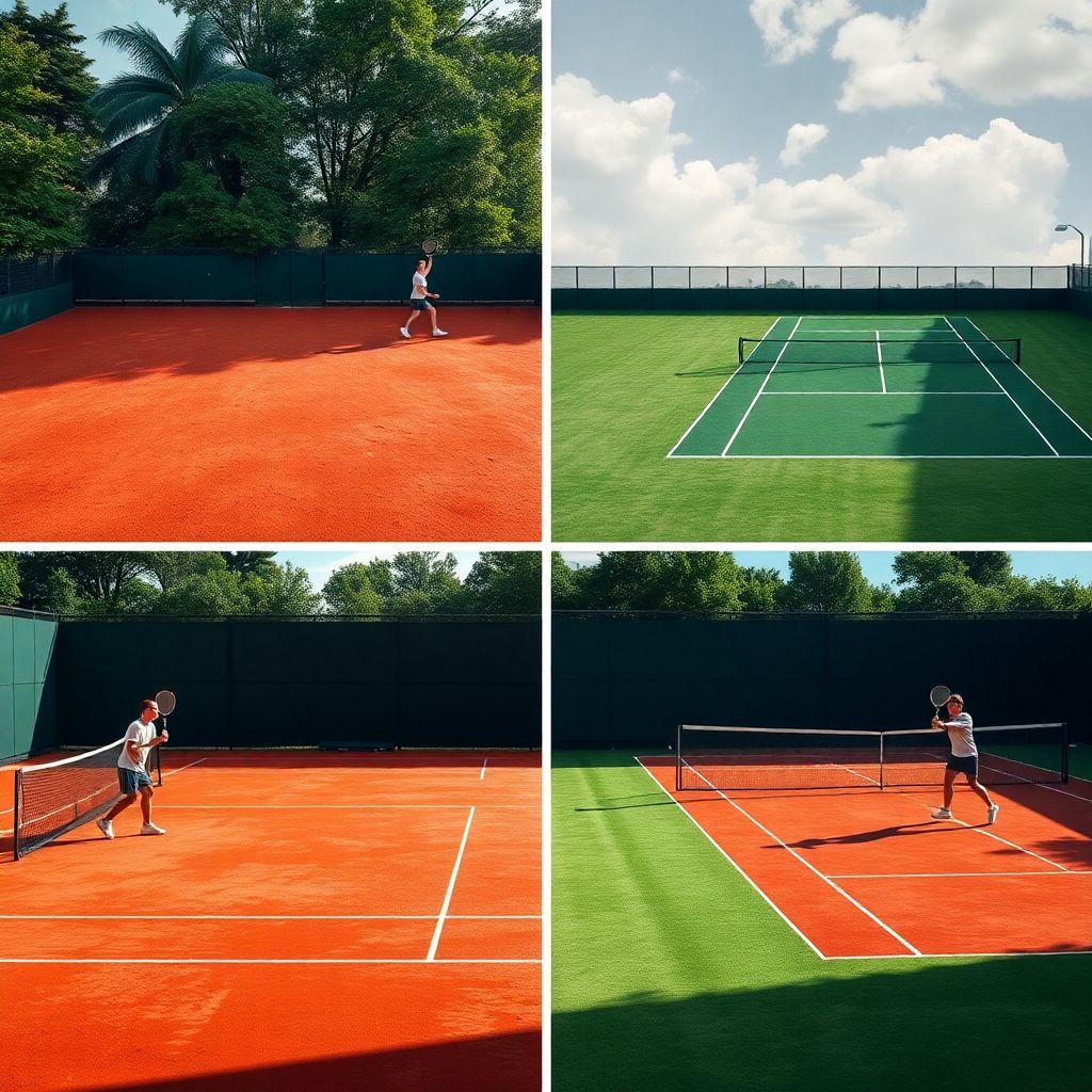 Clay, grass or hard court: how surfaces shape playing styles in modern tennis
