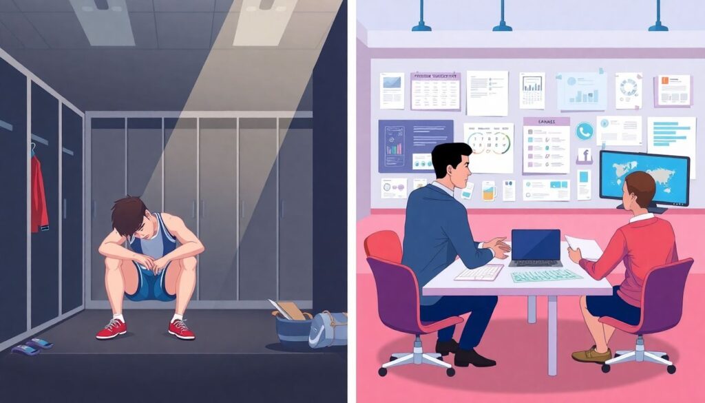 The Mental Game: Psychological Strategies Top Athletes Use to Handle Pressure - иллюстрация