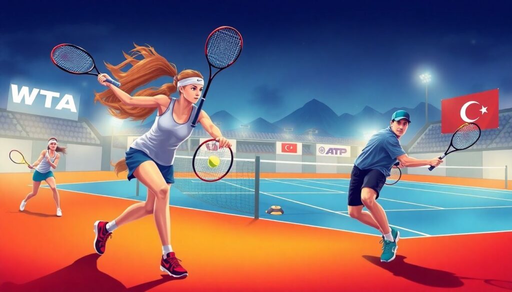 Rising Tennis Stars from Turkey to Watch on the WTA and ATP Tours - иллюстрация
