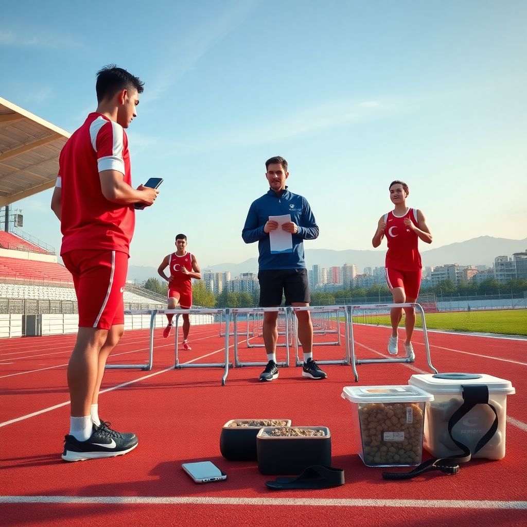 Nutrition and training of elite turkish track and field stars for peak performance