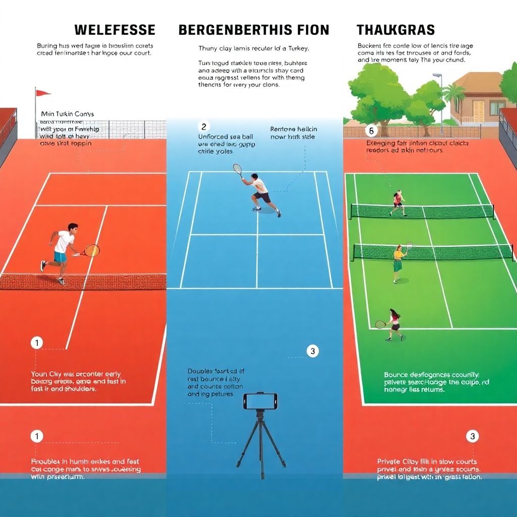 Clay, grass, or hard court: how turkish tennis players adapt their game