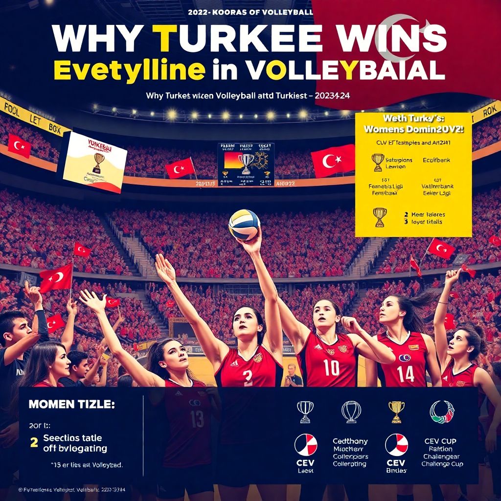 Volleyball in turkey: why turkish clubs dominate european competitions today