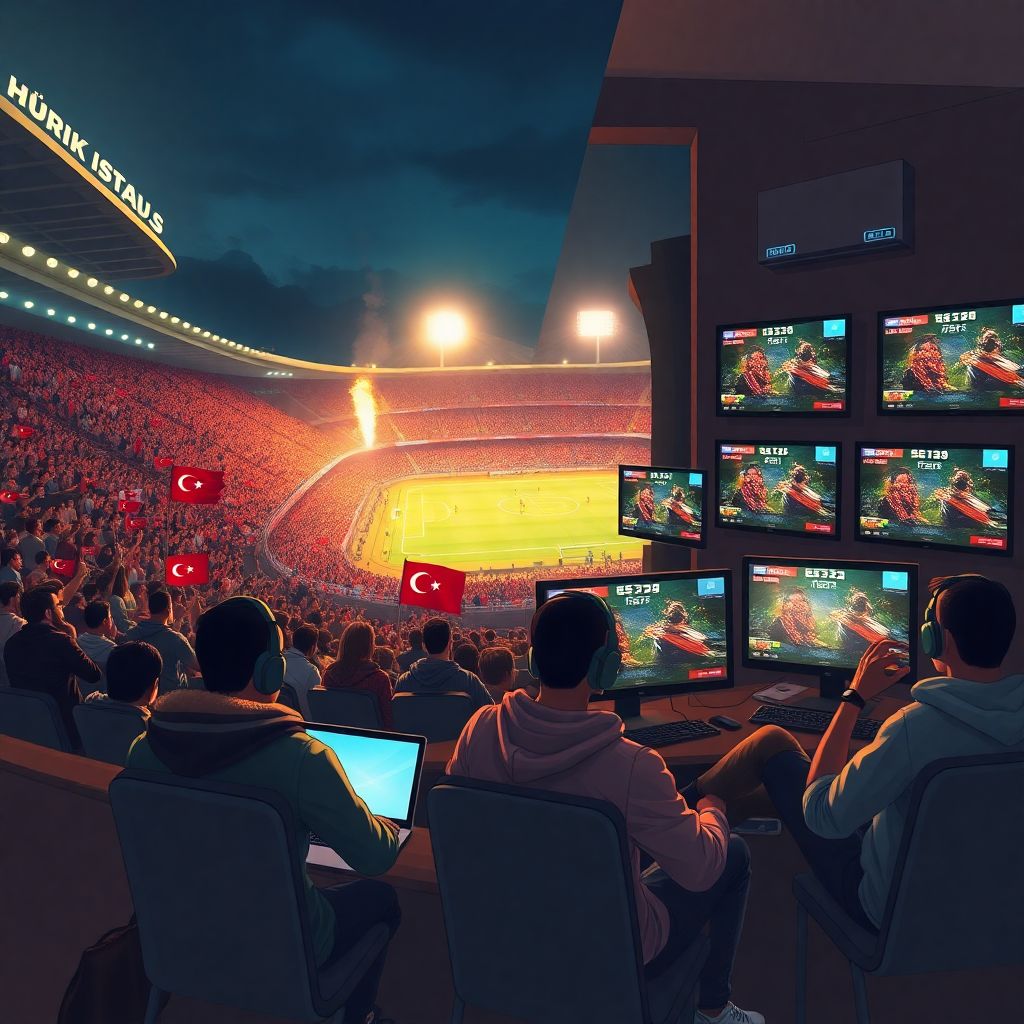 Esports vs traditional sports in turkey: how fans split time between courts and screens
