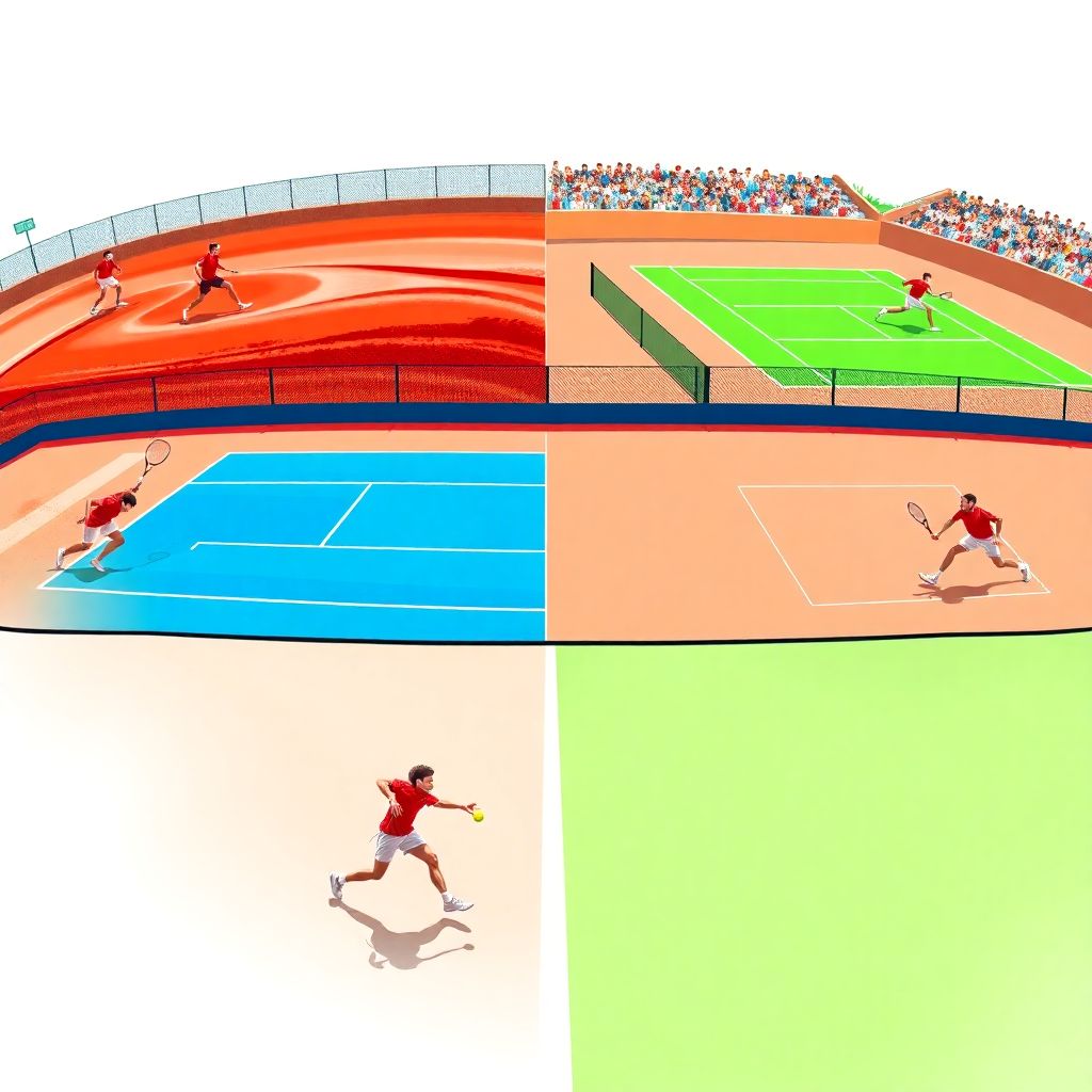 Clay, grass or hard court: how surface types affect turkish tennis performance