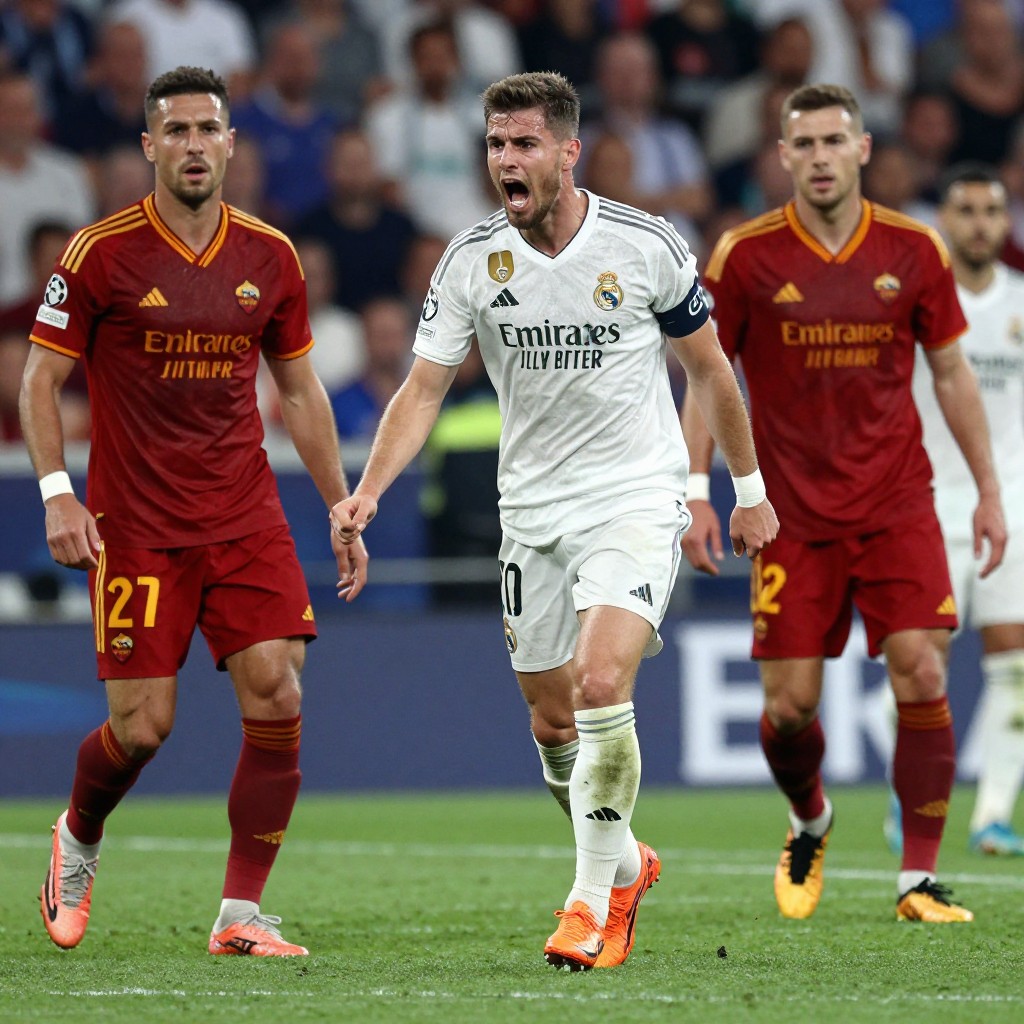Arda güler leads real madrid’s 4-3 champions league comeback against roma